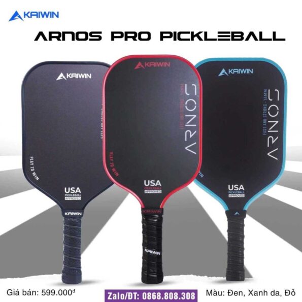 Vợt Pickleball Kaiwin Arnos Pro chính hãng sợi Carbon