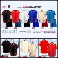 Bộ quần áo bóng đá Lion Collection Dull Kill vải mè kim thoáng khí nhiều màu 2