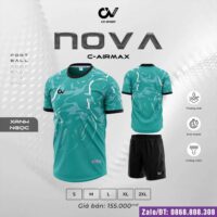 Bộ quần áo bóng đá Nova CV Sport cổ tròn vải R-Arimaxx Fabric hoạ tiết mặt nước nhiều màu