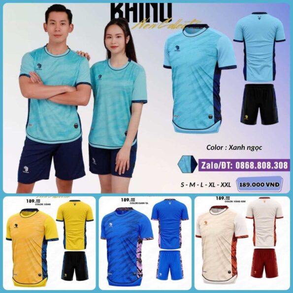 Bộ quần áo bóng đá Rhino Vevoca thiết kế chính hãng hp sport nhiều màu