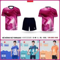 Bộ quần áo bóng đá Tornado kamito chính hãng nhiều màu