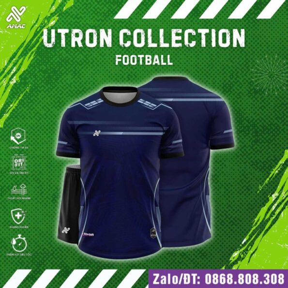 Bộ quần áo bóng đá Utron Collection Amac chính hãng vải caro thái nhiều màu