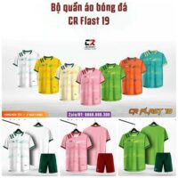 Ảnh đại diện Bộ quần áo bóng đá CR Flast 19 cổ tròn chính hãng CR Sport nhiều màu