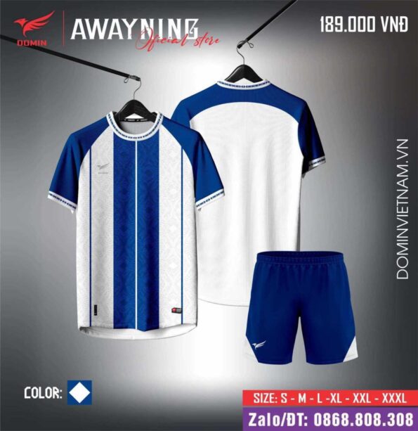 Bộ quần áo bóng đá Domin Awayning chính hãng nhiều màu