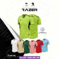 Bộ quần áo bóng đá Vevoca Razer thiết kế cổ tim chính hãng nhiều màu