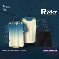 Bộ quần áo bóng chuyền Ryder Beyono size nam nữ chính hãng nhiều màu đỏ đô
