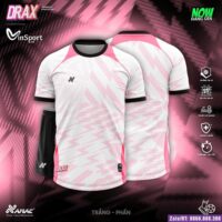 Bộ quần áo bóng đá Drax Amac chính hãng nhiều màu trắng