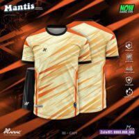 Bộ quần áo bóng đá Mantis Amac chính hãng nhiều màu vàng cam