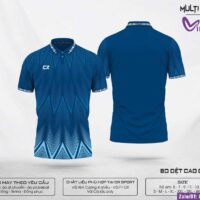 Bộ quần áo bóng đá Multi 5 Polo chính hãng CR Sport nhiều màu xanh biển
