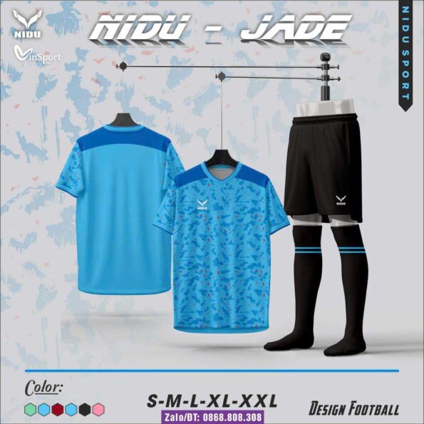 áo bóng đá Nidu Jade vải fex thái