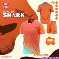 Ảnh Bộ quần áo bóng đá Riki Shark vải thun cổ tim SRD Fabric nhiều màu