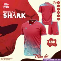 Ảnh Bộ quần áo bóng đá Riki Shark vải thun cổ tim SRD Fabric nhiều màu
