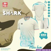Ảnh Bộ quần áo bóng đá Riki Shark vải thun cổ tim SRD Fabric nhiều màu