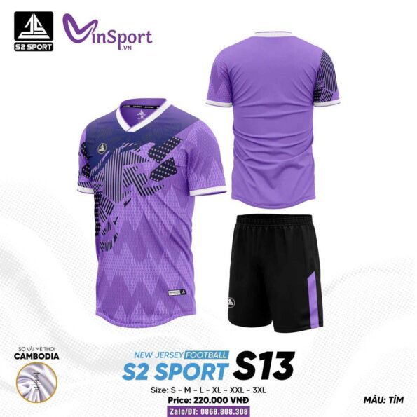 áo bóng đá S2 Sport S13 chính hãng