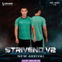 Bộ quần áo bóng đá Strivend V2 chính hãng nhiều màu xanh ngọc