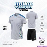 Ảnh đại diện Bộ quần áo bóng đá Valor CV Sport chính hãng convis cổ tròn vải C-Airmax