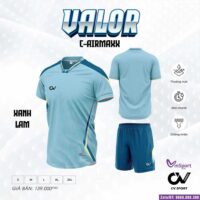 Ảnh đại diện Bộ quần áo bóng đá Valor CV Sport chính hãng convis cổ tròn vải C-Airmax
