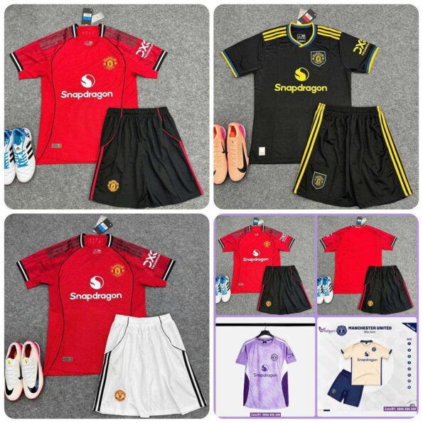 Tổng hợp áo bóng đá Manchester United 25/26 MU năm 2025 2026 snapdragon