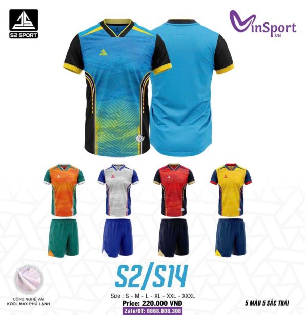 áo bóng đá S2 Sport S14
