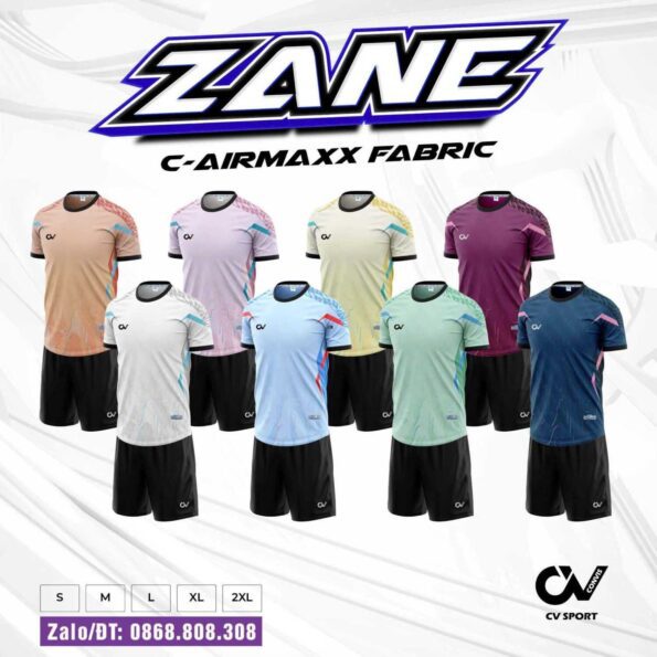 áo bóng đá Zane chính hãng convis cổ tròn