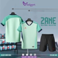 Bộ quần áo bóng chuyền Zane Beyono size nam nữ chính hãng nhiều màu xanh blue