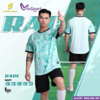 Bộ quần áo bóng đá Race Sao Việt Sport chính hãng nhiều màu xanh ngọc