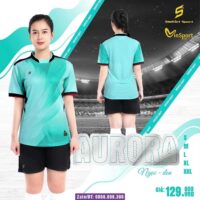 Bộ quần áo bóng đá Sao Việt Aurora chính hãng nhiều màu hồng nam