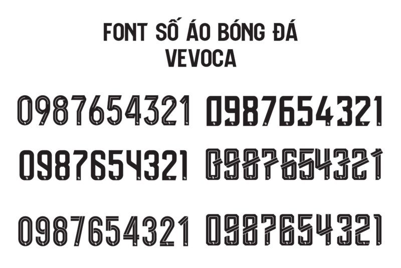 tong hop font so ao bong da vevoca