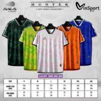 Ảnh đại diện Bộ quần áo bóng đá Aika Hunter chính hãng vải thun rmz fabric nhiều màu