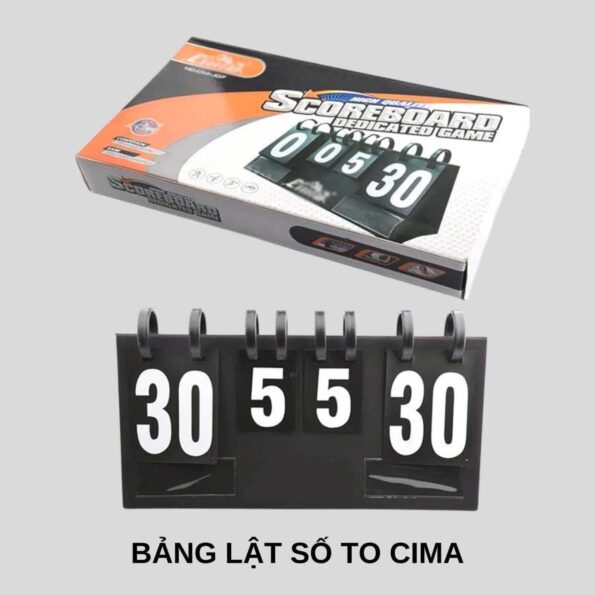 Bảng Lật Số Thể Thao Cima & Ao Sai | Bảng Điểm Cơ Học Chữ Nhỏ - Vừa - Lớn