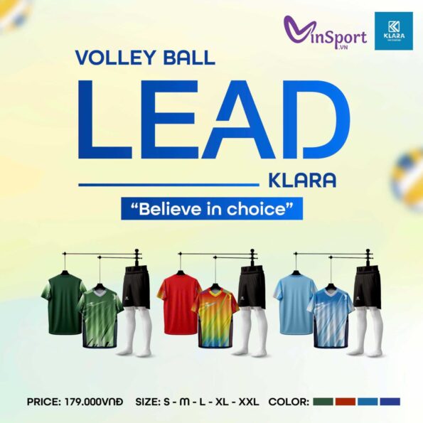 áo bóng chuyền Lead Klara cổ tim nhiều màu ảnh đại diện