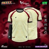 Bộ quần áo bóng đá Skull Amac chính hãng nhiều màu xanh blue