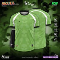 Bộ quần áo bóng đá Skull Amac chính hãng nhiều màu xanh blue