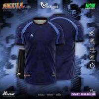 Bộ quần áo bóng đá Skull Amac chính hãng nhiều màu xanh blue