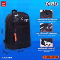 Ba Lô Thể Thao Wika Tabo Có Ngăn Đựng Giày Riêng màu xanh ngọc