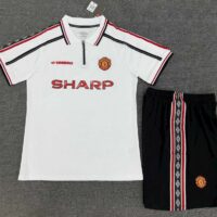 MU Sharp 1998 1999 Umbro Manchester màu đỏ mặt trước