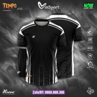 Bộ quần áo bóng đá Tempo Amac chính hãng vải thái màu trắng