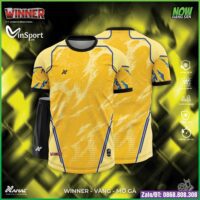 Bộ quần áo bóng đá Winner Amac chính hãng vải thái – VÀNG – MỠ GÀ