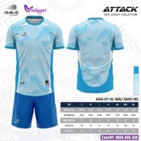 Bộ quần áo bóng đá Aika Attack chính hãng vải thun rmz fabric nhiều màu (2)
