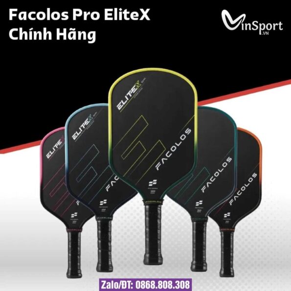 Vợt Pickleball Facolos Pro EliteX Chuyên Nghiệp Cao Cấp Chính Hãng (1)