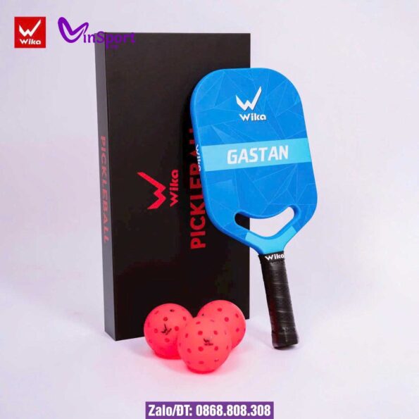 Vợt Pickleball Wika Gastan Bán Chuyên Cao Cấp màu xanh (6)