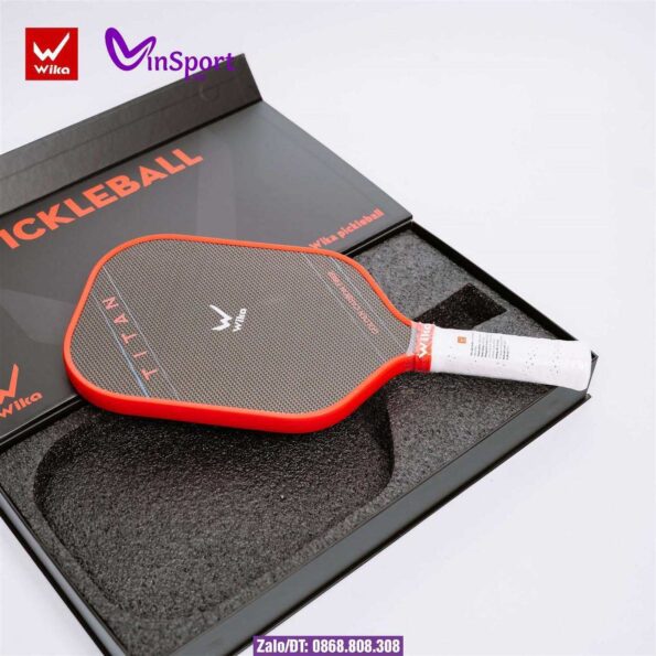 Vợt Pickleball Wika Titan Bán Chuyên Cao Cấp màu đỏ (8)