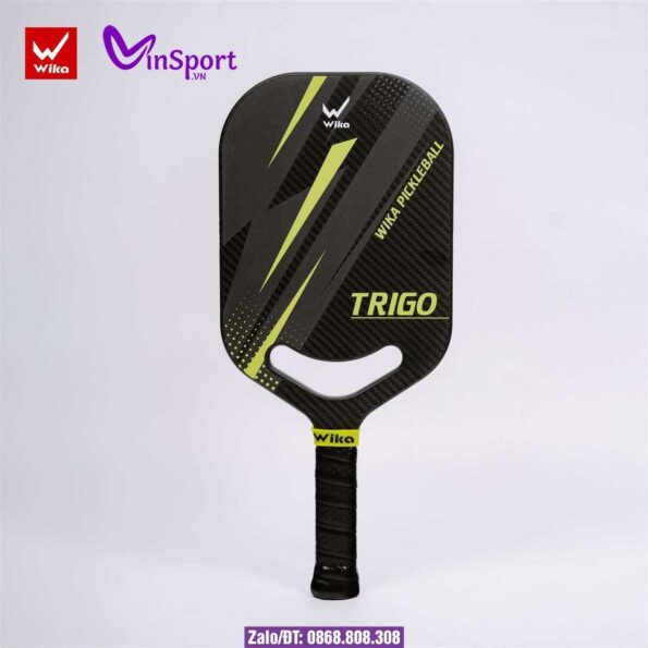 Vợt Pickleball Wika Trigo Chuyên Nghiệp Cao Cấp màu đen vàng (2)