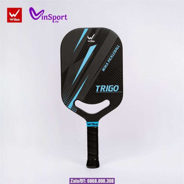 Vợt Pickleball Wika Trigo Chuyên Nghiệp Cao Cấp màu đen xanh (2)