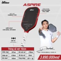 Vợt Pickleball Zocker Aspire x Phúc Huỳnh Chuyên Nghiệp chi tiết (3)