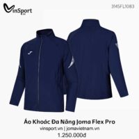 Áo Khoác Gió Đa Năng Joma Flex Pro 3145FL1083 nhiều màu đen than trắng