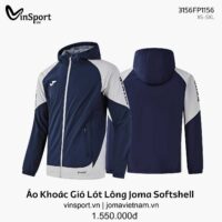 Áo Khoác Gió Joma Softshell 3156FP1156 Lót Lông