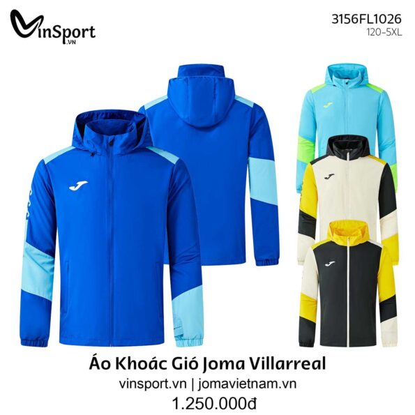 Áo Khoác Gió Joma Villarreal Truyền Thừa III nhiều màu