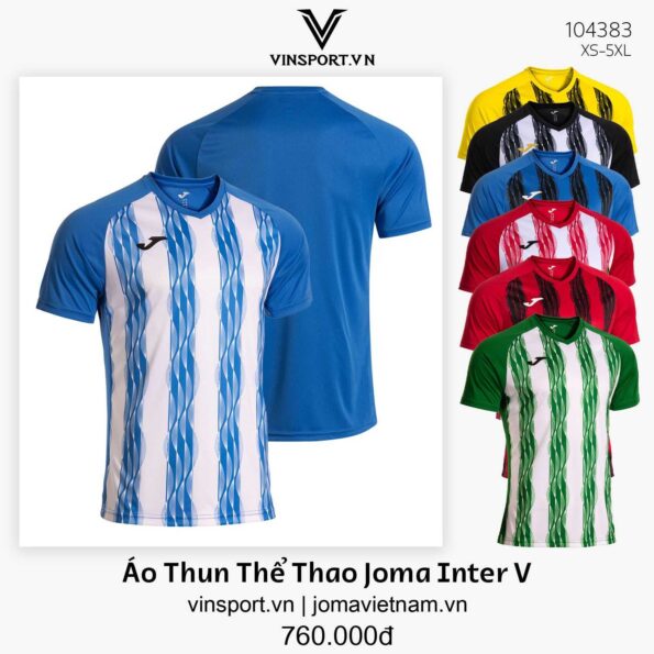 Áo Thun Thể Thao Joma INTER V 104383 chính hãng