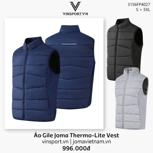 Áo Gile Joma Thermo-Lite Vest 3156FP4027 nhiều màu